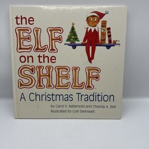 The‎ Elf on the Shelf Christmas Tradition Hardcover Book ONLY